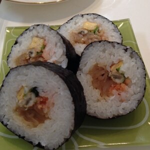鰻＆きゅうり＆卵の巻き寿司